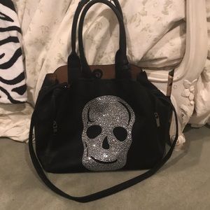 Kimberley Model Black Skull Purse